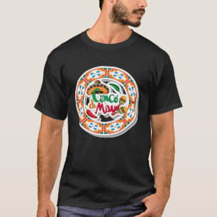 Cinco De Mayo Burritos Mexico Tacos and Avocado T-Shirt