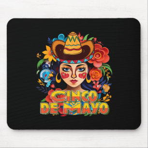 Cinco De Mayo Camisa Mexican Fiesta 5 De Mayo Mouse Pad
