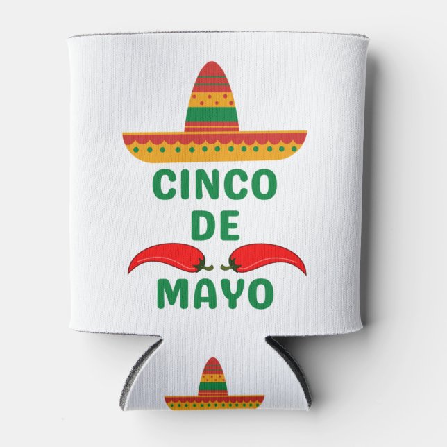 Cinco De Mayo Can Cooler (Front)