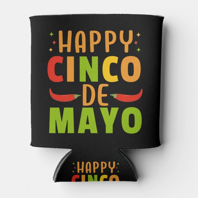 Cinco De Mayo Can Cooler (Front)