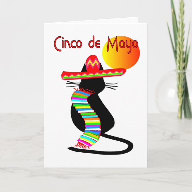 Cinco de mayo CAT Card (Front)