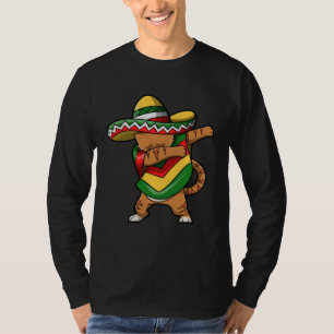 Cinco De Mayo Cat Dabbing T-Shirt