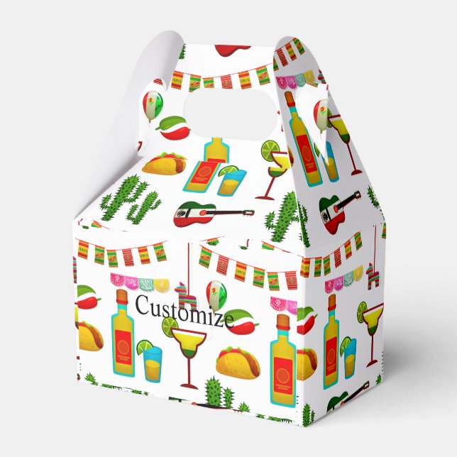 Cinco de Mayo Celebration Thunder_Cove Favour Box (Front Side)