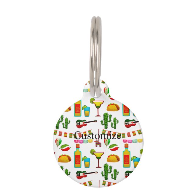 Cinco de Mayo Celebration Thunder_Cove Pet Tag (Front)