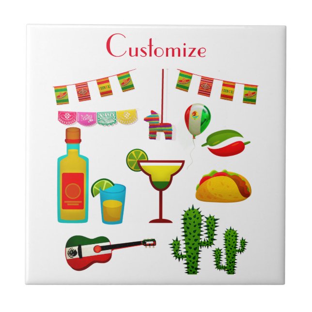 Cinco de Mayo Celebration Thunder_Cove  Tile (Front)