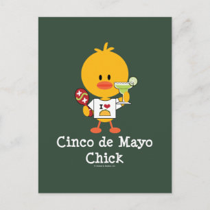 Cinco de Mayo Chick Postcard