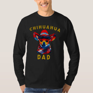 Cinco de Mayo Chihuahua Dad Dog Vintage T-Shirt