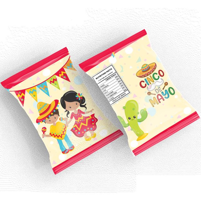 Cinco De Mayo Chip Bag Wrappers Party Favours Notepad (Creator Uploaded)