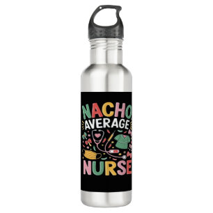 Cinco De Mayo Coquette Bow Nacho Average Nurse Nur 710 Ml Water Bottle