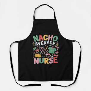 Cinco De Mayo Coquette Bow Nacho Average Nurse Nur Apron
