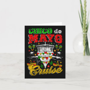 Cinco De Mayo Cruise Mexico Mexican Fiesta Cinco D Card
