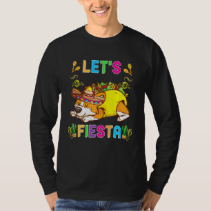 Cinco De Mayo Cute Corgi Dog Lets Fiesta May 5th K T-Shirt