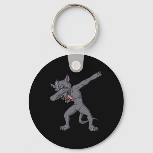 Cinco de Mayo Dabbing Chupacabra Fun Mexican Dab  Key Ring