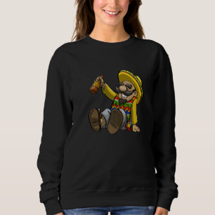 Cinco De Mayo Dabbing Drunk Tio Women Mexican Cele Sweatshirt