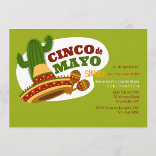 Cinco de Mayo Day Invitation