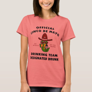 Cinco de Mayo Designated Drunk Ladies T-Shirt