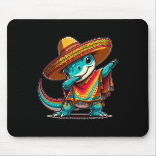 Cinco De Mayo Dinosaur Dabbing Mexican Fiesta 5 De Mouse Pad
