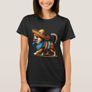 Cinco De Mayo Dog Funny Chihuahua Cool Mexican Fie T-Shirt