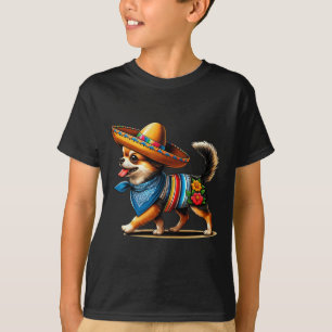 Cinco De Mayo Dog Funny Chihuahua Cool Mexican Fie T-Shirt