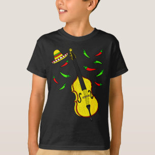 Cinco de mayo double bass bassist mexican musician T-Shirt