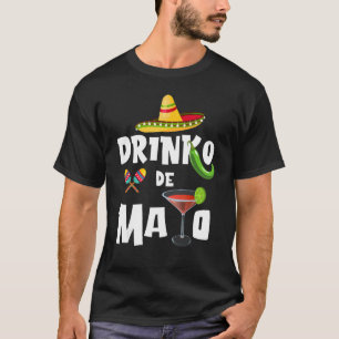 Cinco De Mayo Drinko De Mayo Mexican Fiesta Drinki T-Shirt