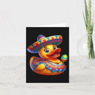 Cinco De Mayo Duck Mexican Sombrero Fiesta Party  Card