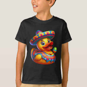 Cinco De Mayo Duck Mexican Sombrero Fiesta Party  T-Shirt