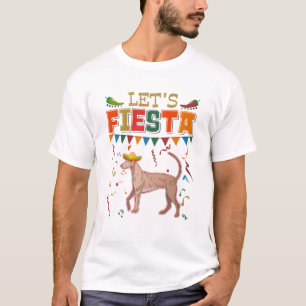 Cinco De Mayo Fiesta - Let's Fiesta Redbone Coonho T-Shirt