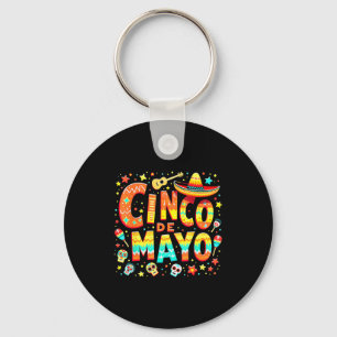 Cinco De Mayo Fiesta Mexican Key Ring