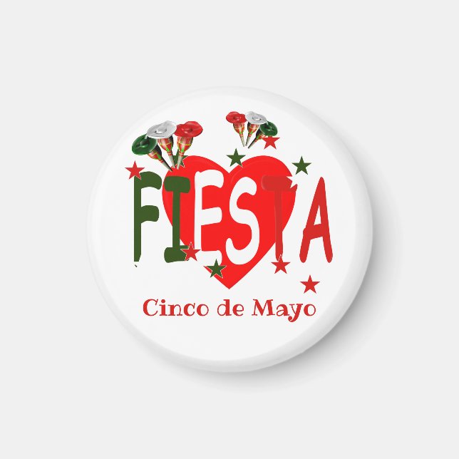 Cinco de mayo ,fiesta mexican magnet (Front)