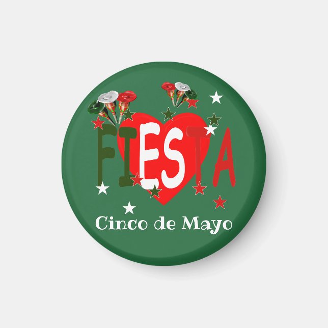 Cinco de mayo ,fiesta mexican magnet (Front)