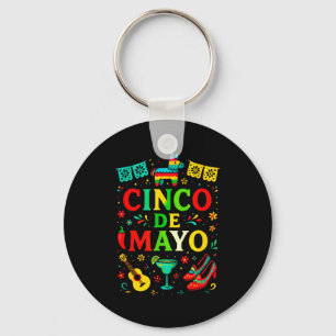 Cinco de mayo - fiesta mexican party celebrate  key ring