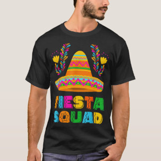 Cinco de mayo fiesta squad family matching group T-Shirt