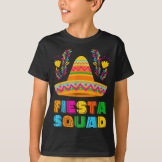 Cinco de mayo fiesta squad family matching group T-Shirt