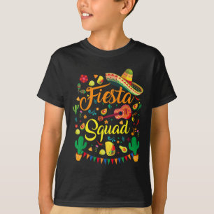 Cinco De Mayo Fiesta Squad Family Matching Men Wom T-Shirt
