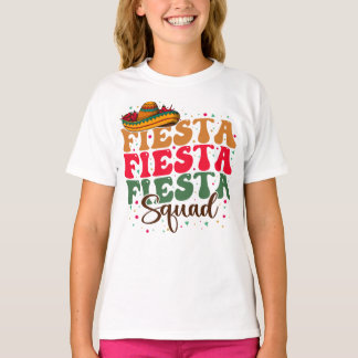 Cinco De Mayo Fiesta Squad Mexican Party T-Shirt