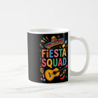 Cinco De Mayo Fiesta Squad Sombrero Guitar Fun Coffee Mug