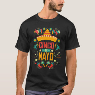 Cinco De Mayo Fiesta Surprise Camisa 5 De Mayo Viv T-Shirt
