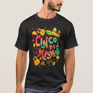 Cinco De Mayo Fiesta Surprise Camisa 5 De Mayo Viv T-Shirt