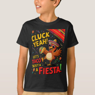 Cinco de mayo flag chicken cluck yeah let's taco T-Shirt
