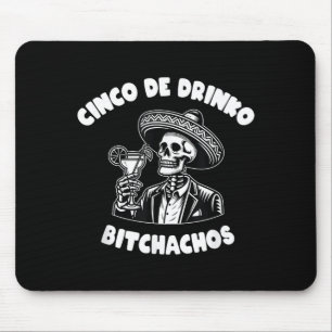 Cinco de mayo for women cinco de drinko mouse pad