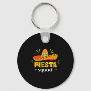 Cinco de mayo for women fiesta squad  key ring