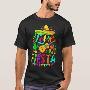 Cinco De Mayo For Women Men Mexican Guitar Cactus T-Shirt
