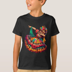 Cinco De Mayo Funny Mexican Dabbing Woman Cinco De T-Shirt