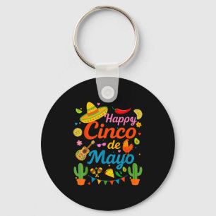 Cinco de mayo funny mexican fiesta party 5 de mayo key ring
