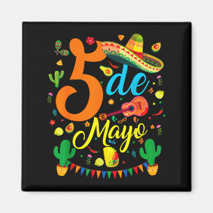Cinco de mayo funny mexican fiesta party 5 de mayo magnet