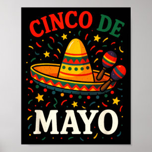 Cinco de mayo - funny mexican fiesta party  poster