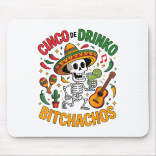 Cinco De Mayo Funny Mexican Party Cinco De Drinko  Mouse Pad