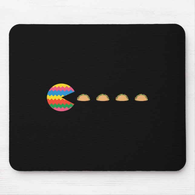 Cinco De Mayo Funny Video-game Mexican Fiesta Game Mouse Pad (Front)