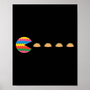 Cinco De Mayo Funny Video-game Mexican Fiesta Game Poster